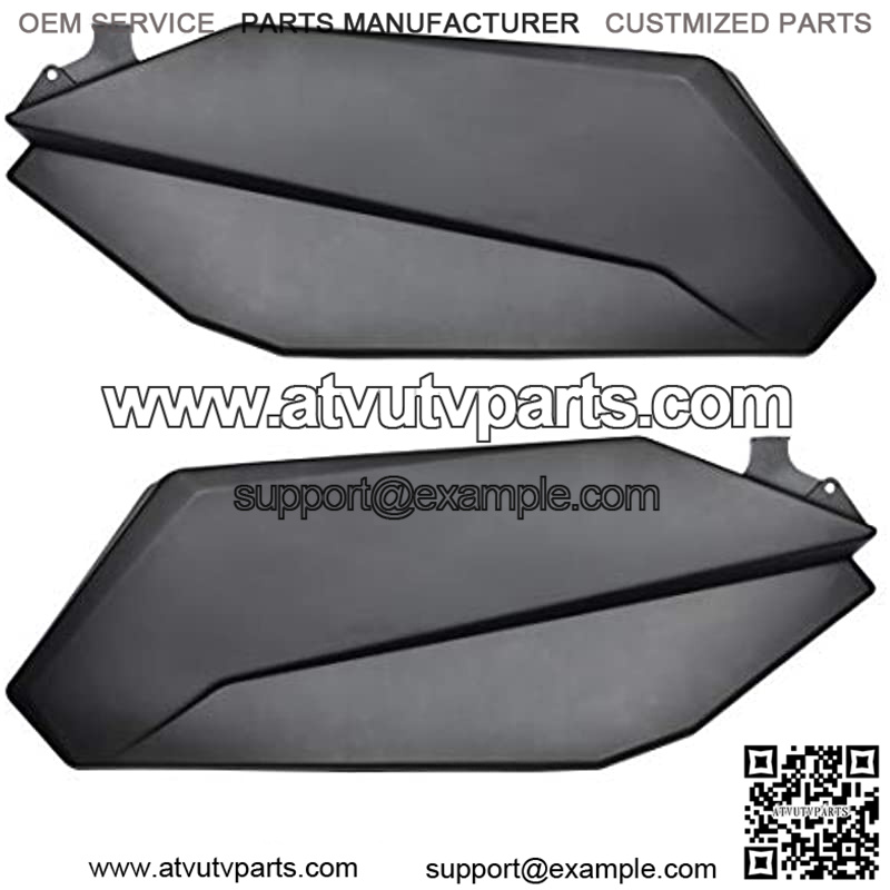 Lower Doors Kit for Can-Am X3 Max, Lower Door Inserts Panels with Built-in Metal Frame for Can Am Maverick X3 Max RS DS 2017-2021 Accessories (4 Doors, Front & Rear) - Image 4