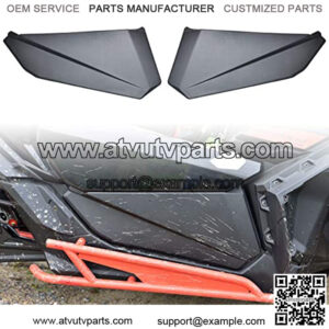 UTV Lower Door Panels for X3, Lower Half Door Inserts with Built-in Metal Frame for Can-Am Maverick X3 XRS XDS 2017-2021 Accessories (2 Doors, 715002903)
