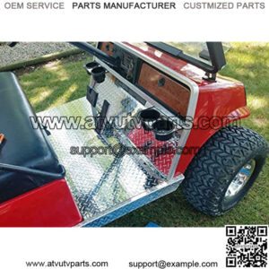 Carts Parts Club Car DS Golf Cart Polished Aluminum Diamond Plate Upper Floor