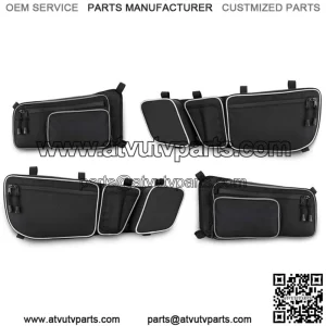UTV Front & Rear Side Storage Door Bags For Can Am Maverick X3 Max R 2017-2023