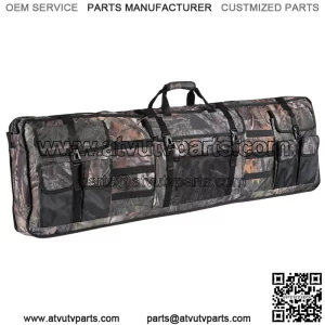 UTV Camo Double Gun Carrier Holder Tool Rack Storage Bags Case Rifle Organizer