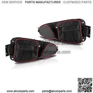 RZR Side Door Bags Compatible with Polaris RZR 1000(XP 1000,XP 4 1000) RZR XP Turbo,XP 4 Turbo,RZR S900/S1000 2014-2023,Door Storage Bag With Knee Pad & Water Repellent Zipper