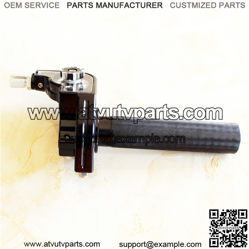 Black aluminum alloy CNC handle