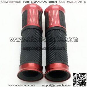 Jacket 22mm 7/8 Anodized rubber red metal rod end
