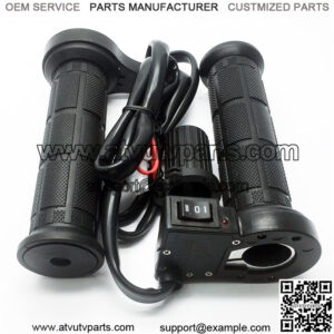 Grips set 12v heated 22mm 2 heat settings motorcycle