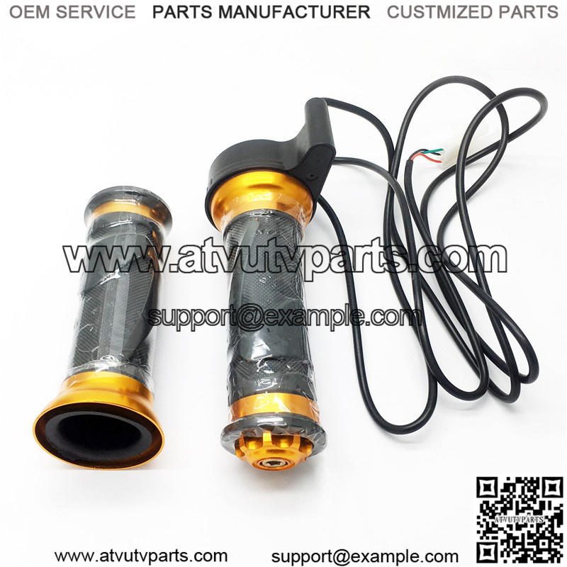 Twist Throttle Grip Set Gold 3 Wire Electric Scooter