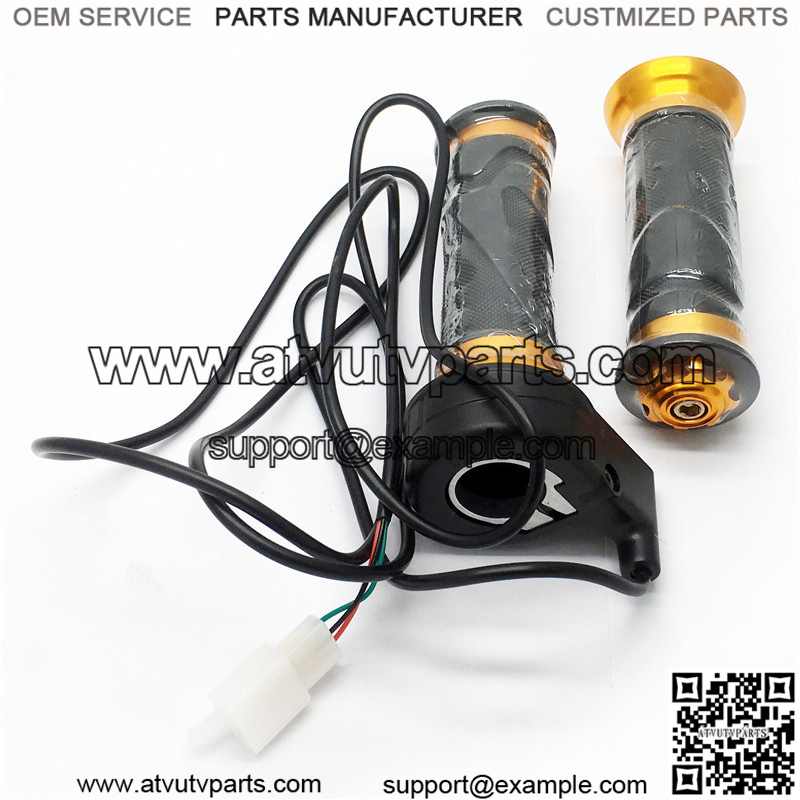 Twist Throttle Grip Set Gold 3 Wire Electric Scooter - Image 2