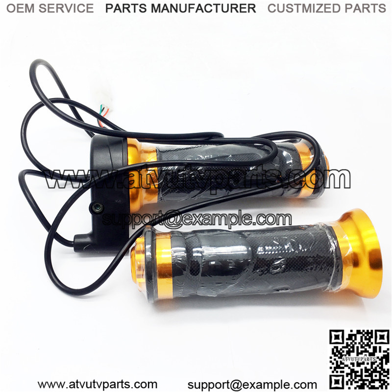 Twist Throttle Grip Set Gold 3 Wire Electric Scooter - Image 3