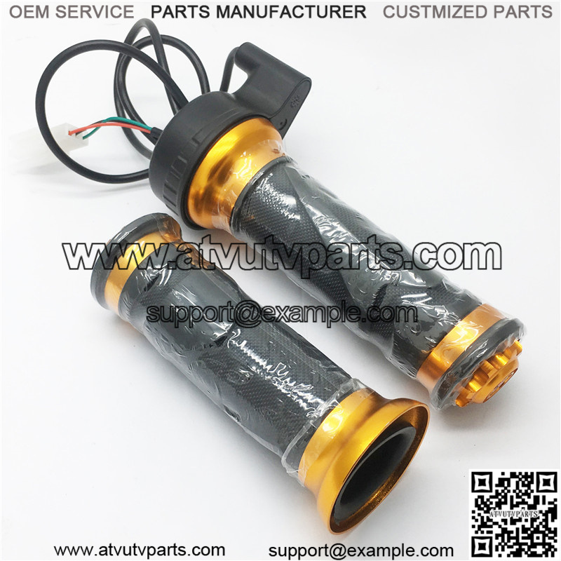 Twist Throttle Grip Set Gold 3 Wire Electric Scooter - Image 4