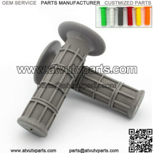 22mm 7/8" Rubber Hand Grip Handle Bar Throttle Grip ATV Dirt Bike Motorcycle CNC