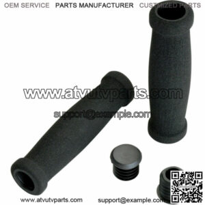 Foam ATV ATC Quad Grips 7/8" Handlebars For Polaris Honda Suzuki