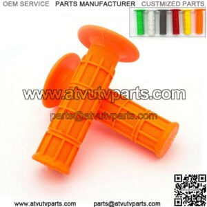 7/8" Rubber Motorcycle Hand Grip Autobike Handlebar Handle Bar ATV Dirt Bike CNC