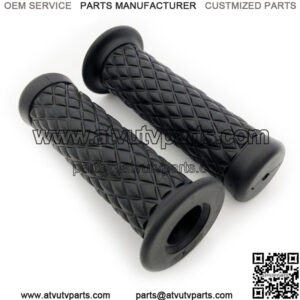 7/8" Motorcycle Hand Grips Bar End Handlebars Gel For Cafe Racer Dirt Bike Atv