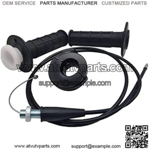 Throttle Cable and Throttle Handle For 7/8" 150cc 250cc Mini Bike ATV Quad , Compatible with Dirt Bike Quad ATV Mini Baja Mb165 Mb200 196cc 5.5hp