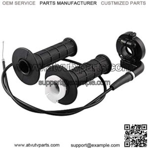 Throttle Handle Grips and Cable For ATV Quad Pit Bike Dirt Bike Baja Mini Bike Mb165 Mb200 196cc 200cc Doodlebug Bike Fit for 22mm 28mm 7/8'' 8/11'' Bar