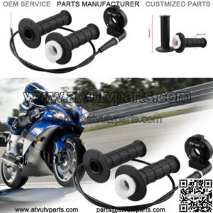 7/8inch 22mm Throttle Handle Twist+Cable ATV Quad Pit Dirt Bike 50cc to190cc
