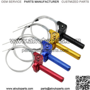 Motorcycle 7/8" CNC Twister Grip Throttle Tube Assembly + Cable For Off-road ATV