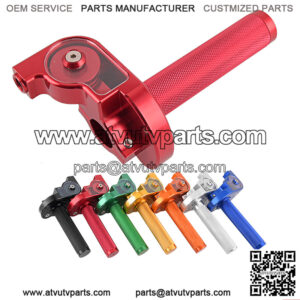 Off-road motorcycle handlebars modified CNC visual large twist oil transfer throttle line suitable for T4 cheetah CQR