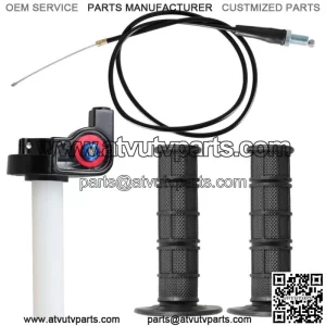 7/8" 22mm Twist Throttle Handle Grip with Cable 50-250CC ATV Dirt Bike (For: More than one vehicle)