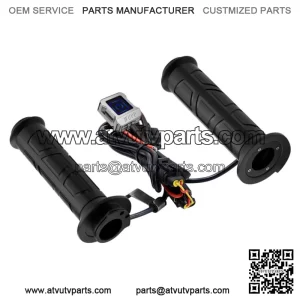 Motorcycle ATV Heated Grips Handlebar Hand Pads Heater Warmer Adjustable Temp (For: CF-Moto)