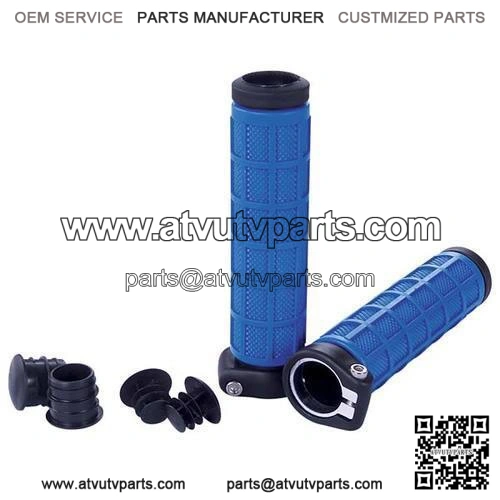 Fly Lock Clamp On Handlebar Handle Bar Hand Grip ATV BMX 7/8 Raptor YFZ 450 Z400 (For: Polaris)