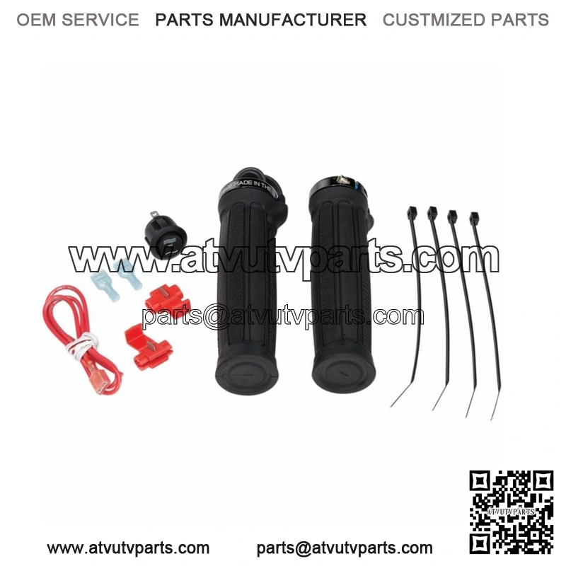 NEW MOOSE HEATED ATV HAND GRIPS KAWASAKI HONDA YAMAHA POLARIS