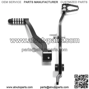 CNC Aluminum Gear Shift Lever & Rear Brake Pedal for Kawasaki KFX450R 2008-2014