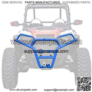 Front Bumper for Polaris RZR XP 1000 (See Fitment) | VooDoo Velocity Blue | 1.75" x 1/16" DOM Steel Tubing | UV-Resistant Powder Coating | CNC Machined End Caps | Protects Entire Front End!