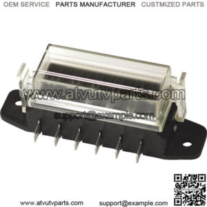 6 Circuit ATC Fuse Block With Water Resistant Cover