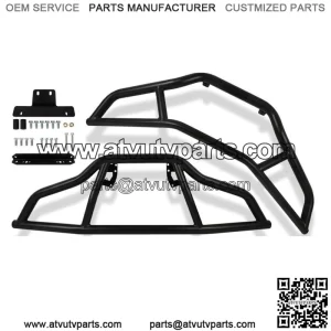 For 2014-2023 Polaris Sportsman 450 570 ETX Front & Rear Brush Guard Bumper Set (For: Polaris)