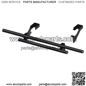 Double Tube Rear Bumper Black Polaris Ranger Mid Size 2010-2021 (For: Polaris)