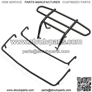 Front Bumper Brush Guard Protector & Racks For 2007-up Polaris Sportsman 90/110 (For: Polaris)