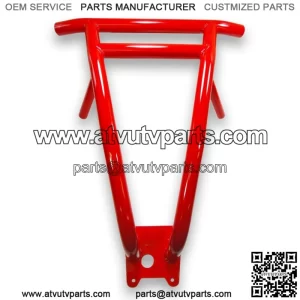 Pro Race Steel Tube Rear Bumper for Polaris RZR XP 1000 XP4 Turbo 2019-up Red (For: Polaris)