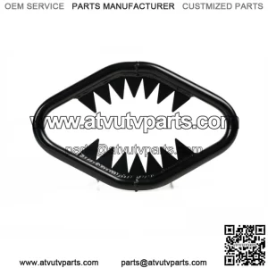 Polaris Predator 500 2003-07 JAWS ALUMINUM BUMPER MATTE BLACK  JS401-MBK (For: Polaris)