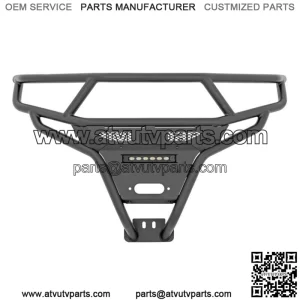 Tubular Bumper Front Black Series LED 6" for Polaris RZR XP1000 (For: Polaris)