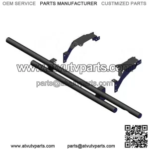 #102075 Polaris Full Size Ranger Rear Double Tube Bumper
