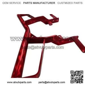 Yamaha Yfz 450r Grab Bar Bumper Rack Aluminum T6 09-25 Translucent Red