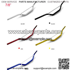 7/8" Mid Handlebars Handle Bars Fit ATV Pit Dirt Bike Offroad Motorcycle