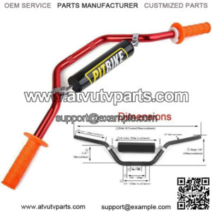 7/8 22mm Handlebar ATV Motorcycle bar DIRT BIKE Pad Grips Quads Handle