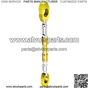 22mm Motorcycle Handlebar Cross Bar Motorbike Handlebar Reinforce Lever Adjustable Balance Lever for Motocross Dirt Bike ATV Mini Bike (Golden)