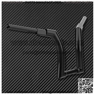 Handle Bars Motorcycle Black 12" 14" 16" Z Drag Handlebar Wet Clutch Fits for Harley Touring Road King FLHR 2014-2017 2018 2019 2020 Vehicle Accessories (Color : 16 inch Handlebar)