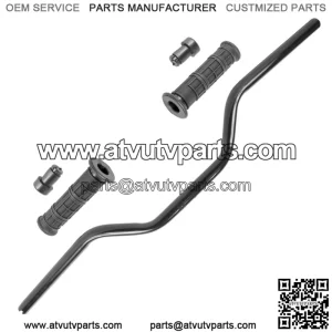 Black Handlebar w/ Grip End For Can-Am Outlander 1000 / MAX 1000 4x4 2012 - 2019