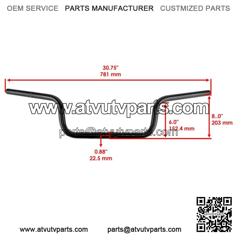 Handlebar For Polaris Sportsman 850 EFI Touring EPS 2011-2014 2021 NEW (For: Polaris) - Image 2
