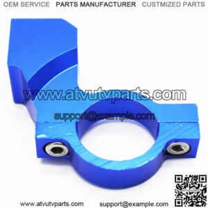 Mirror seat handlebar clamp (blue)
