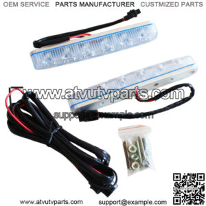 LED car safety daytime running lights (6 lamp beads white)