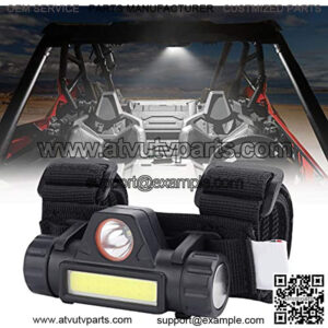 UTV Dome Light Universal Roll Bar Cage Mount Interior Lights Compatible with UTV Polaris RZR Can Am Talon Yamaha Kawasaki Golf Cart Boat Off-Road-Work for 1.25??-2.0" Roll Bar or Ironwork