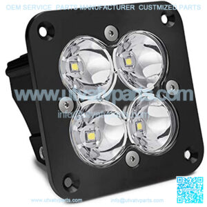 551001 Flush Mount LED Spot Light (Clear Black Squadron Sport), 1 Pack