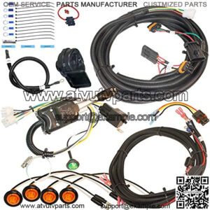 Plug and Play Street Legal Turn Signal Kit with Horn and Hazard for 2018+ Polaris Ranger 1000, RZR 900 1000 Pro XP Turbo Turbo S