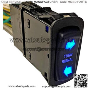 Street Legal Vertical Rocker Switch Turn Signal Kit for 18+ Polaris Ranger 1000 XP