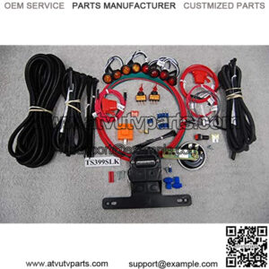 Compatible With Polaris RZR Ranger General LED Turn Signal Kit w/HORN Street Legal Kit